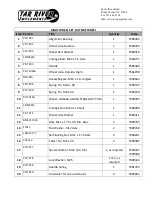 Preview for 62 page of Tar River PRZ-5500 User Manual, Spare Parts Catalog, Warranty