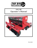 Предварительный просмотр 1 страницы Tar River SAYA-507 Operator'S Manual