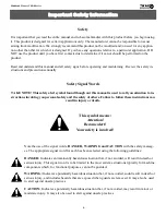 Preview for 6 page of Tar River TRDB Series Operator'S Manual