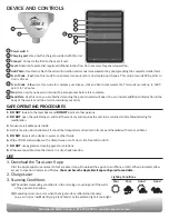 Предварительный просмотр 2 страницы Tara LASER II User Manual