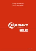 Предварительный просмотр 1 страницы Taramps Bass 400 Instruction Manual