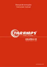 Taramps DS 250x2 Instruction Manual preview