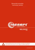 Taramps HD 2000 Instruction Manual preview