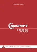 Taramps T 0302 FX Instruction Manual preview