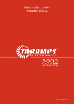 Taramps Electronics 3000 Trio Series Instruction Manual preview