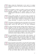 Preview for 11 page of Tarasola Cubic Use And Maintenance Manual