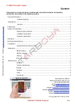 Предварительный просмотр 2 страницы Tarboya TY-99001 Passport Manual