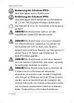 Предварительный просмотр 8 страницы Targa 290487 Operating Instructions And Safety Instructions