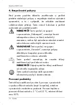 Предварительный просмотр 74 страницы Targa 290487 Operating Instructions And Safety Instructions