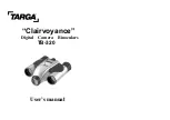 Targa Clairvoyance TB-320 User Manual предпросмотр