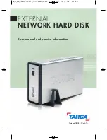 Предварительный просмотр 1 страницы Targa DataBox NDAS 500 eSATA User Manual And Service Information