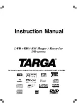 Targa DR-5100x Instruction Manual preview