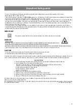 Preview for 3 page of Targa DR-5200x Operating Instructions Manual