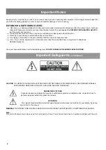 Preview for 4 page of Targa DR-5200x Operating Instructions Manual