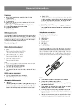 Preview for 8 page of Targa DR-5200x Operating Instructions Manual