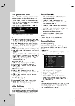 Preview for 19 page of Targa DRH-5600x User Manual And Service Information