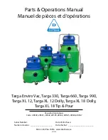 Targa ENVIRO VAC Operation Manual preview