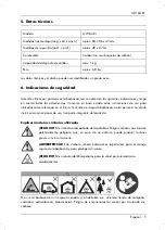 Preview for 7 page of Targa GW 84 B1 Operating Instructions And Safety Instructions