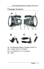 Предварительный просмотр 5 страницы Targa LivarnoLux LHS 55 A1 User Manual