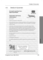 Предварительный просмотр 110 страницы Targa Mobile User Manual And Service Information