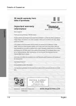 Предварительный просмотр 111 страницы Targa Mobile User Manual And Service Information