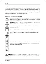 Preview for 6 page of Targa PG 3 B1 Operating Instructions And Safety Instructions