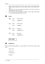 Preview for 20 page of Targa PG 3 B1 Operating Instructions And Safety Instructions