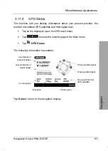 Предварительный просмотр 102 страницы Targa PNA-E3530T User Manual And Service Information