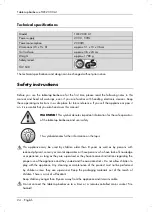 Preview for 26 page of Targa TGR 2000 A1 User Manual And Service Information