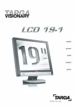 Targa VISIONARY LCD 19-1 User Manual предпросмотр