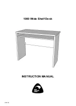 Target Furniture ALFDS100WKD Instruction Manual preview