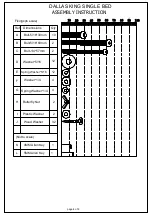 Предварительный просмотр 4 страницы Target Furniture DALLAS 139-9 DALLAS 139-14 Assembly Instruction Manual