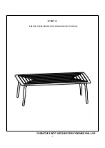 Предварительный просмотр 5 страницы Target Furniture DARIO DINING TABLE Assembly Instructions Manual