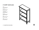 Target BK3SHLFXEB Assembly Instructions Manual предпросмотр