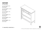 Preview for 1 page of Target carson CACNTBWDBR Assembly Instructions Manual