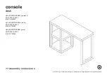 Target DSMFDESKES Assembly Instructions Manual preview