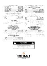 Preview for 32 page of Target ES 14 Operating Instructions And Parts List Manual