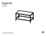 Preview for 1 page of Target Foxborough FTS30700B Assembly Instructions Manual