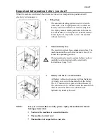 Предварительный просмотр 3 страницы Target FS 1218 EX Operating Manual