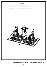 Preview for 4 page of Target MYKONOS 1800 Assembly Instructions Manual