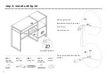 Preview for 12 page of Target Paulo Open Desk TGELODSKWH Assembly Instructions Manual