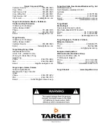 Preview for 12 page of Target STONEMATIC SM-10150 Operating Insrtuctions And Parts List