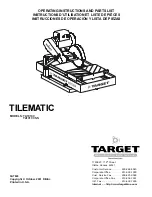 Target TA10100 SS Operating Instructions And Parts List Manual предпросмотр