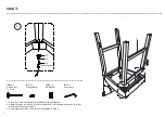 Preview for 6 page of Target Threshold 25" Roll Back Tufted Counter stool Assembly Instructions Manual