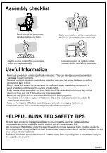 Preview for 2 page of Target TWO PEOPLE REQUIRED Jamie Single/Single Bunk... Assembly Instructions Manual