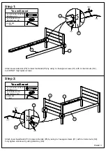 Preview for 4 page of Target TWO PEOPLE REQUIRED Jamie Single/Single Bunk... Assembly Instructions Manual