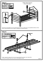 Preview for 5 page of Target TWO PEOPLE REQUIRED Jamie Single/Single Bunk... Assembly Instructions Manual