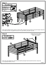 Preview for 7 page of Target TWO PEOPLE REQUIRED Jamie Single/Single Bunk... Assembly Instructions Manual