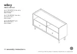 Target wiley TGZLMEDXWH Assembly Instructions Manual preview