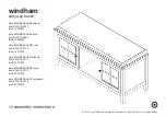 Target WINDHAM WNBENCHXBK Assembly Instructions Manual preview